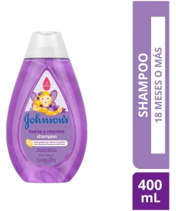 Shampoo Para Bebe Fuerza Y Vitamina 400ml Johnson's Baby