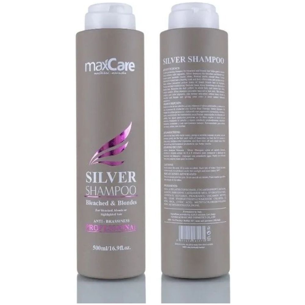 Shampoo Matizador Silver 500ml Maxcare