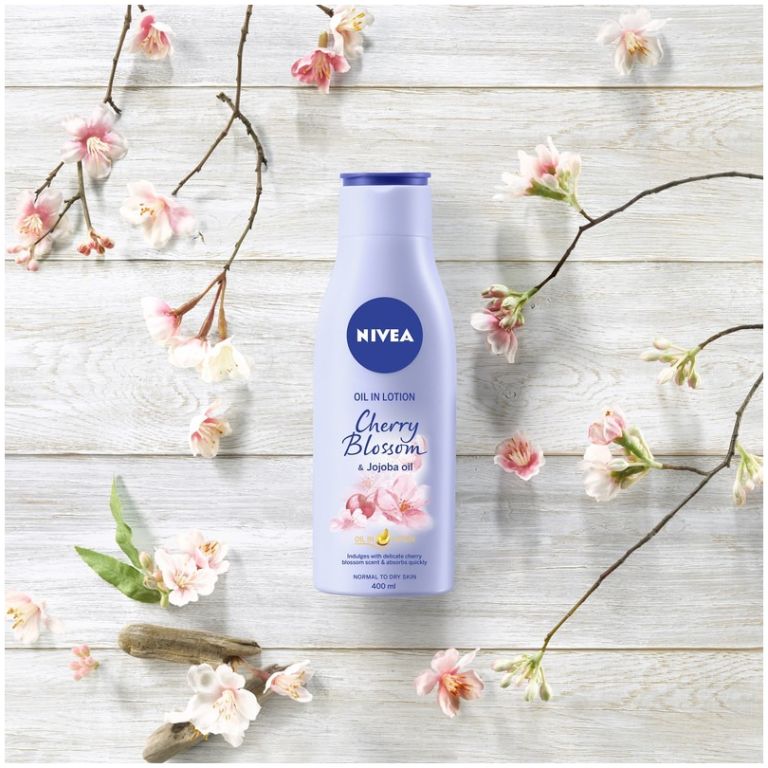 Locion Corporal Cereza y Aceite de Jojoba 400ml Nivea