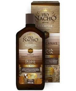 Shampoo Anti Canas Henna Egipcia 415ml Tio Nacho