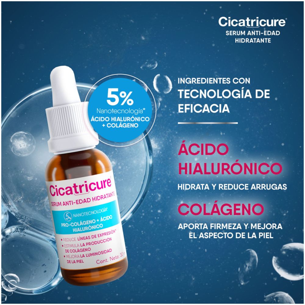 Serum Facial Anti-edad Hidratante 30ml Cicatricure