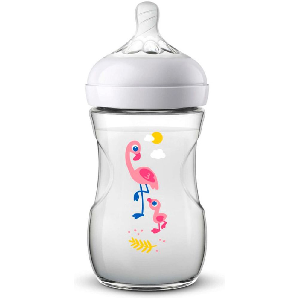 Mamadera Natural 260Ml 1M+ Flamencos Scf070/21 Philips Avent