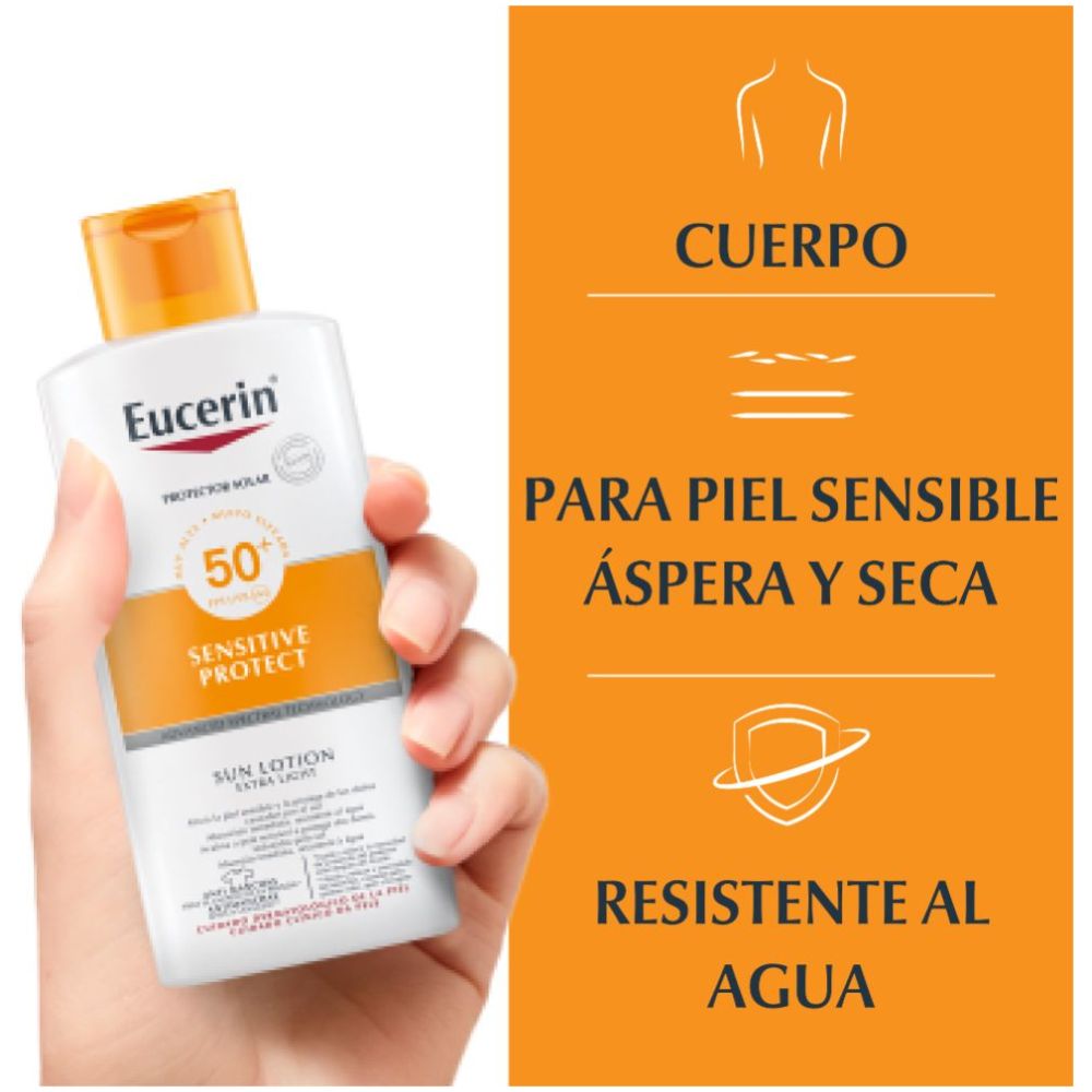 Eucerin Protector Solar Sensitive Protect Fps 50+ 400 Ml - Imagen 4