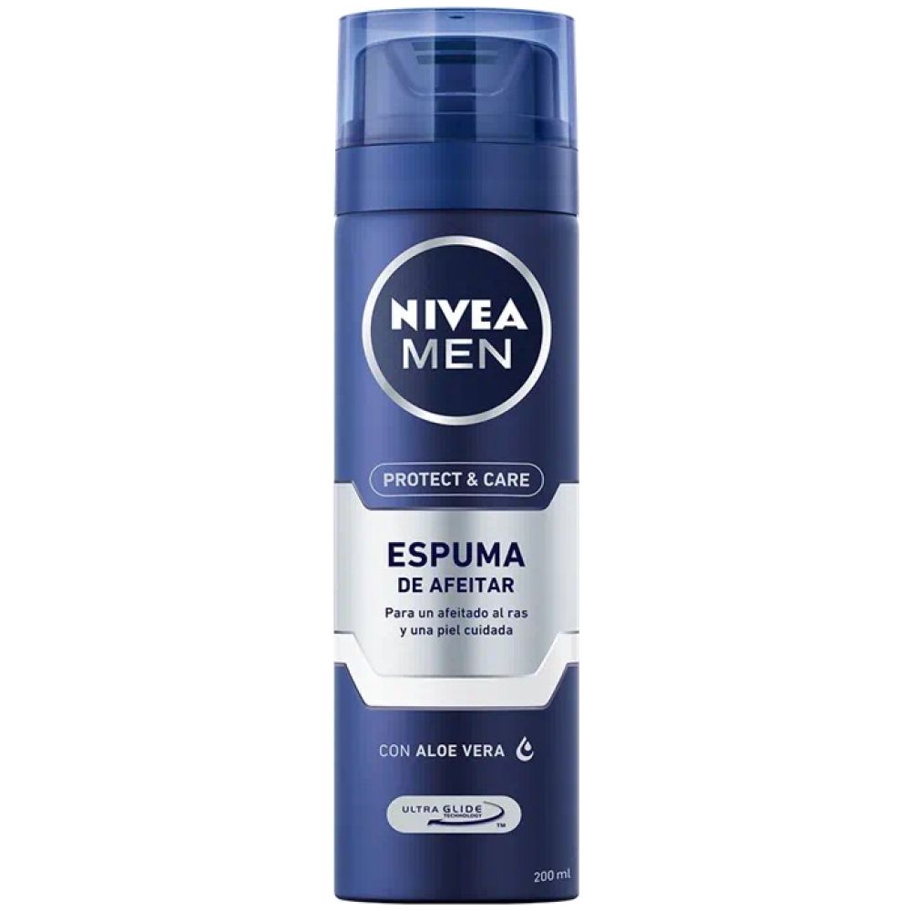 Espuma De Afeitar Hidratante Protect &Amp; Care 200Ml Nivea Men