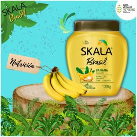 Mascara Capilar 2 En 1 Banana Y Bacuri 1000G Skala