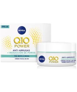 Crema de Dia Q10 Antiarrugas Reduccion de Poros 50ml