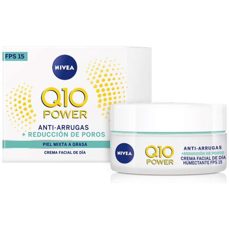 Crema de Dia Q10 Antiarrugas Reduccion de Poros 50ml