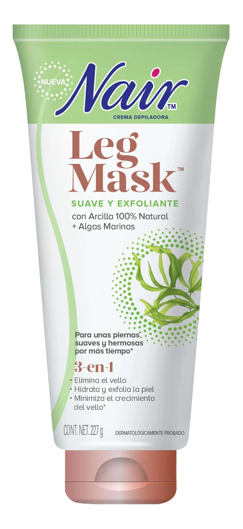 Crema Depilatoria De Piernas Leg Mask Algas 3En1 227G Nair 1 Crema Depilatoria De Piernas Leg Mask Algas 3En1 227G Nair
