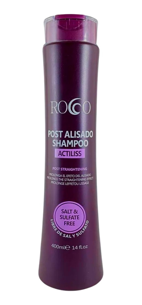 D_986718-Mlc73683489847_122023-F.jpg Rocco Shampoo Post Alisado Actiliss 400 Ml - Imagen 1