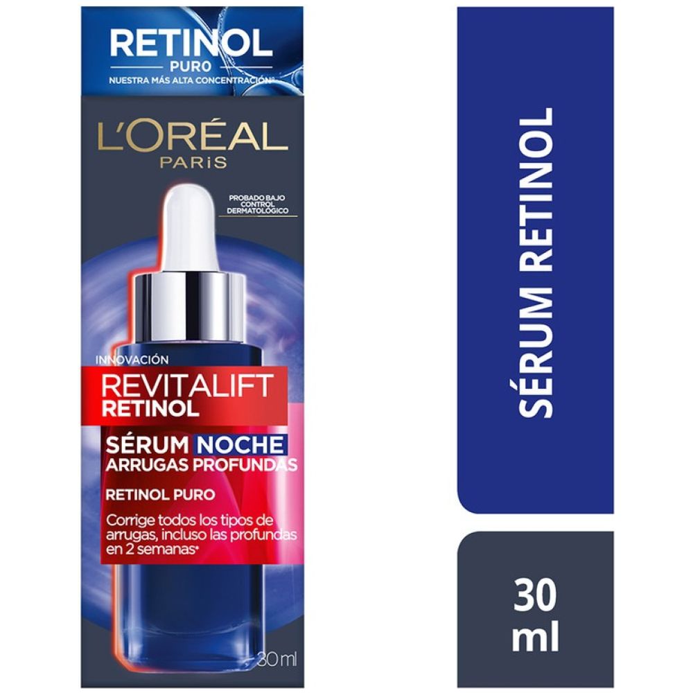 loreal revitalift retinol serum noche 30 ml