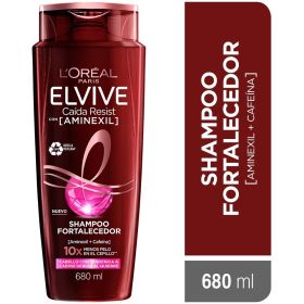 Shampoo Fortalecedor Caida Resist Con Aminexil 680ml Elvive