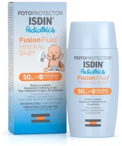 Fotoprotector Fusion Fluid Mineral Baby Spf50 50Ml Isdin