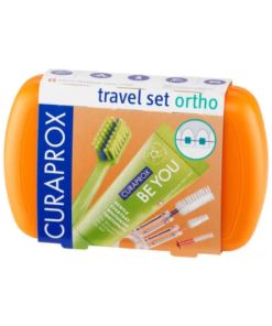 Travel Set Ortho Naranjo Curaprox