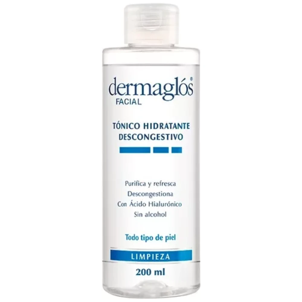 Tonico Facial Hidratante Descongestivo 200Ml Dermaglos