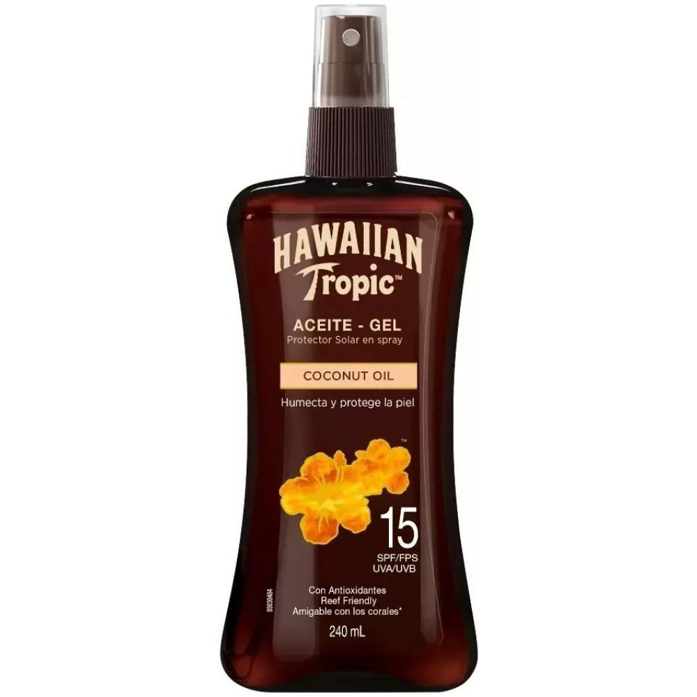 Aceite Gel Coconut Oil Spf15 240Ml Hawaiian Tropic - Imagen 1