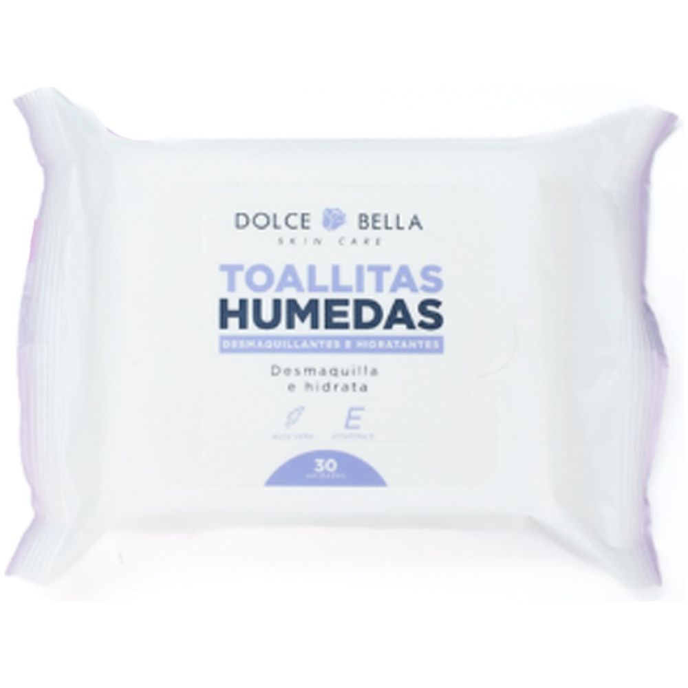 Toallitas Desmaquillantes Hidratantes 30U Dolce Bella - Imagen 1