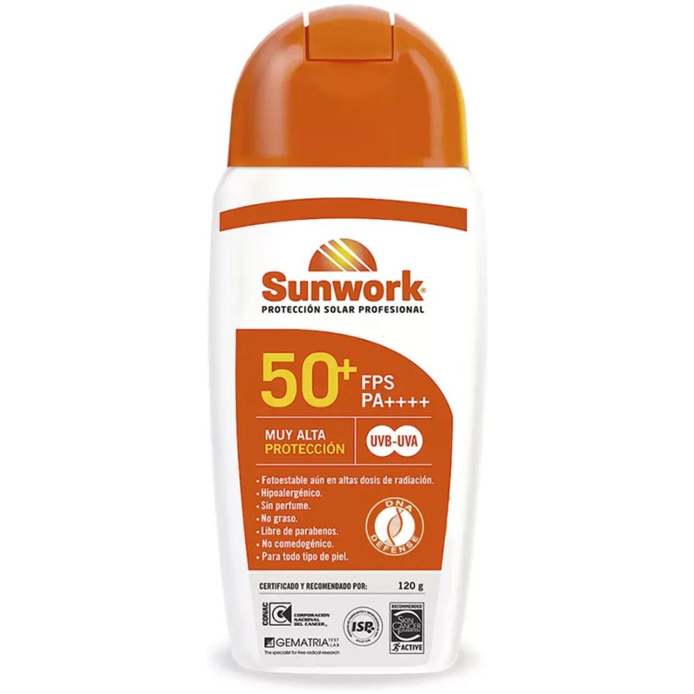 Sunwork Crema Protector Solar 50 Fps 120g