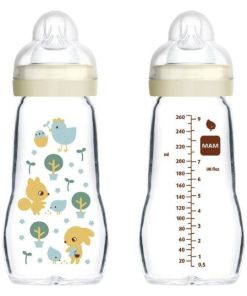 Mamadera De Vidrio Premium Feel Good 2m+ 260ml Mam