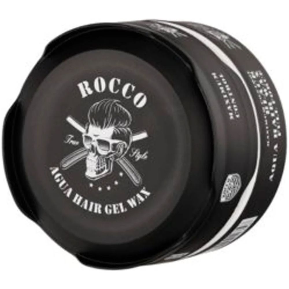 Cera Gel Aqua Hair Wax Black 150Ml Rocco