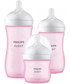 Avent Natural Response Set 3 Mamaderas Rosa Scd838/28