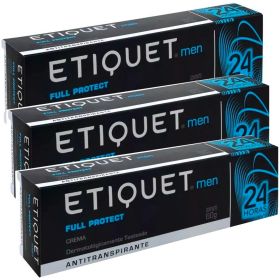 Pack Etiquet Antitranspirante Para Hombre 60g 3 Unidades