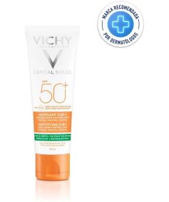 Vichy Protector Solar Capital Soleil Matificante 3 En 1 50ml
