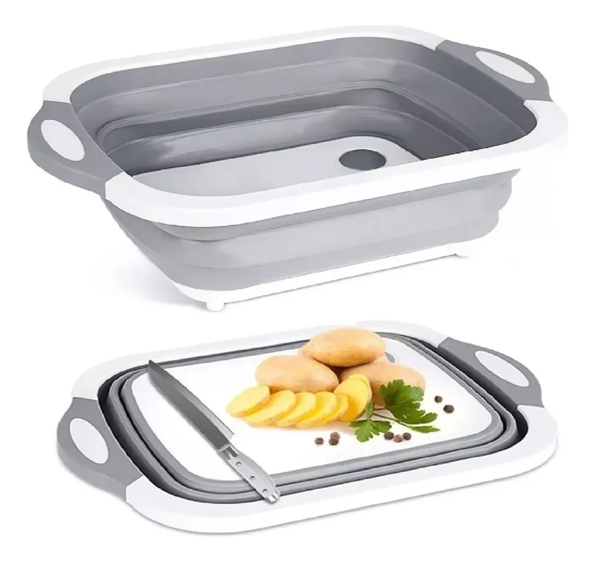 Tabla De Picar Multiuso Plegable 1 Tabla De Picar Multiuso Plegable