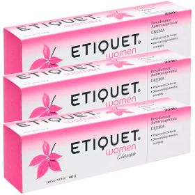 Pack Etiquet Antitranspirante Para Mujer 60G 3 Unidades