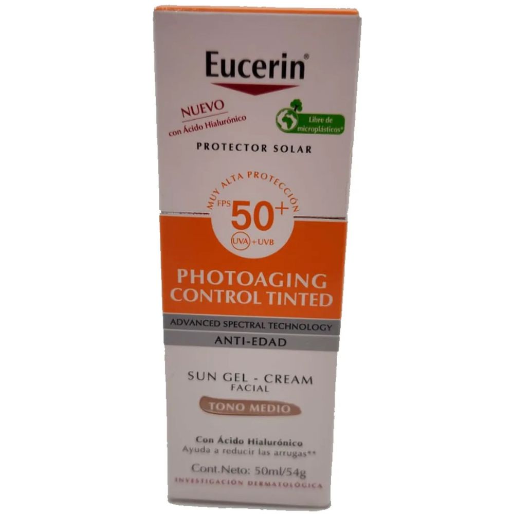 Protector Solar Facial Antiedad Medio Fps50+ 50ml Eucerin