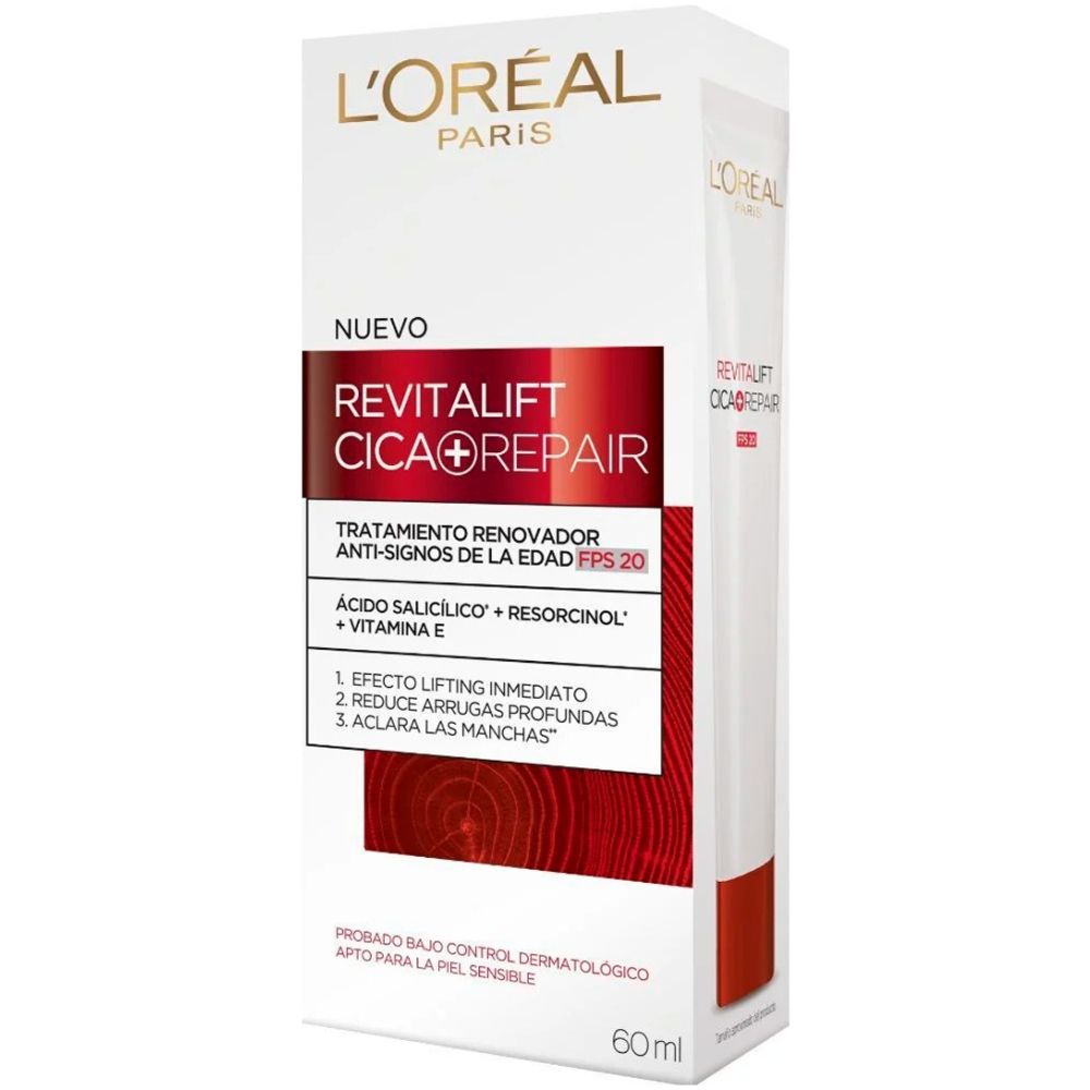 Tratamiento Revitalift Cica Repair Fps20 60Ml Loreal