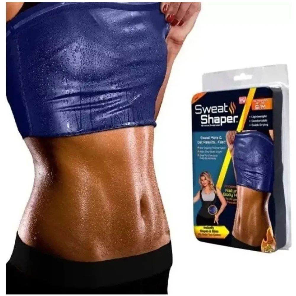Faja Reductora Sauna Negra Talla L