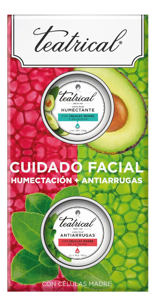 Teatrical Pack Cuidado Facial Humectacion Y Antiarrugas 1 Teatrical Pack Cuidado Facial Humectacion Y Antiarrugas