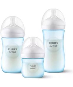 Avent Natural Response Set 3 Mamaderas 0m Azul Scd838/29