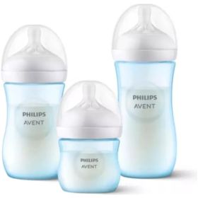 Avent Natural Response Set 3 Mamaderas 0M Azul Scd838/29