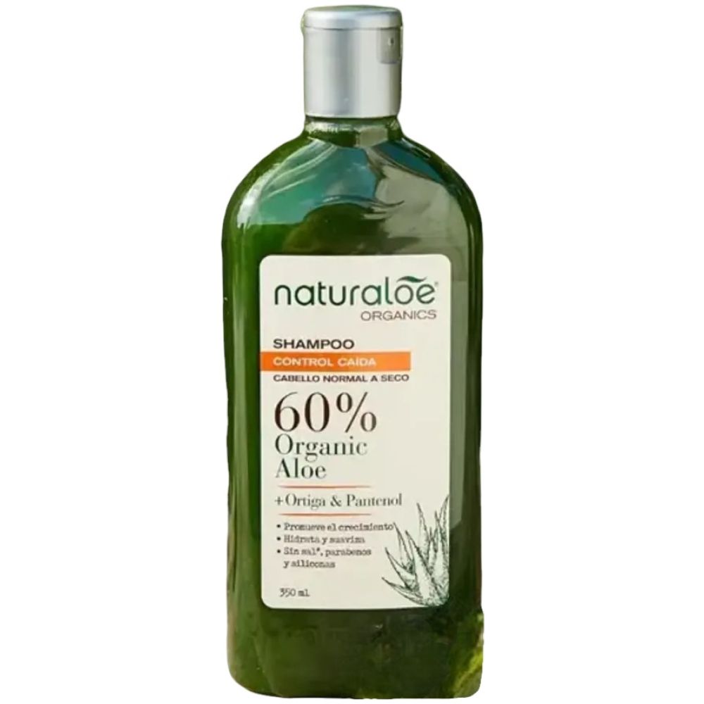 Shampoo Control Caida Organic Aloe 350ml Naturaloe