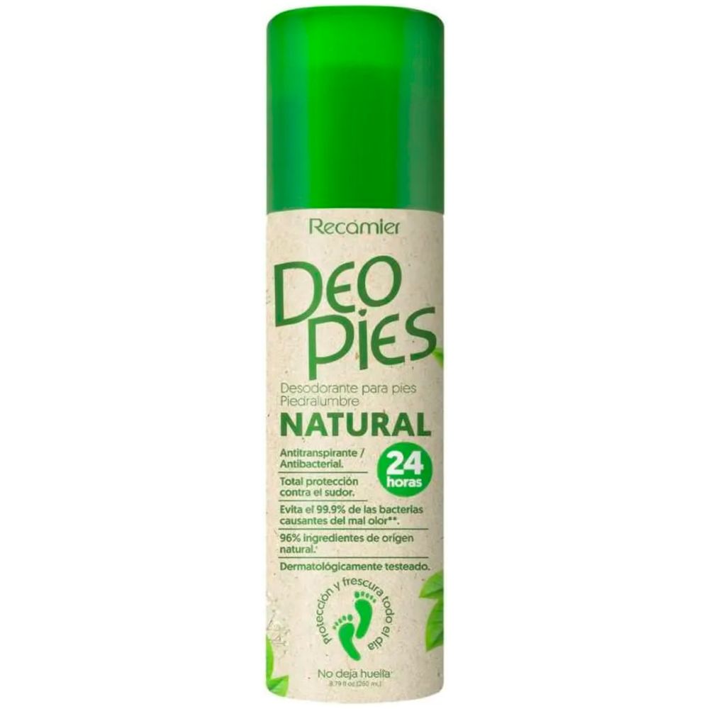 Desodorante De Pies Piedralumbre Natural 24H 260Ml Deo Pies