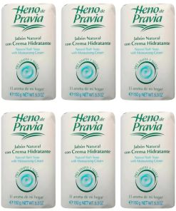 Heno De Pravia Pack 6 Unidades Jabon Hidratante 150gr