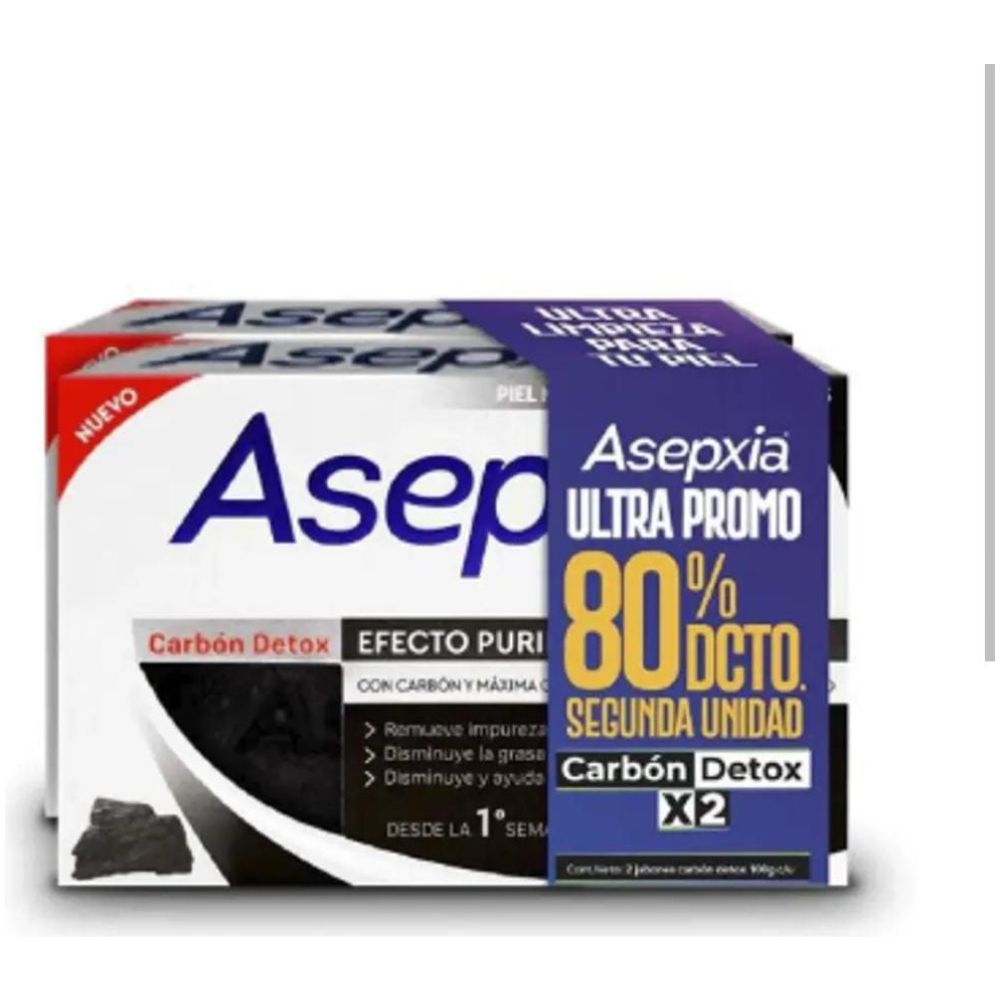 Asepxia Ultra Promo Carbon Detox 100g C/u