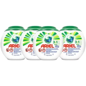 Pack 04 Ariel Pods Detergente 3 En 1 57 Capsulas Cu