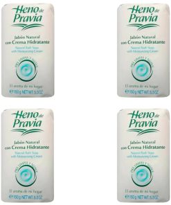 Heno De Pravia Pack 4 Unidades Jabon Hidratante 150gr