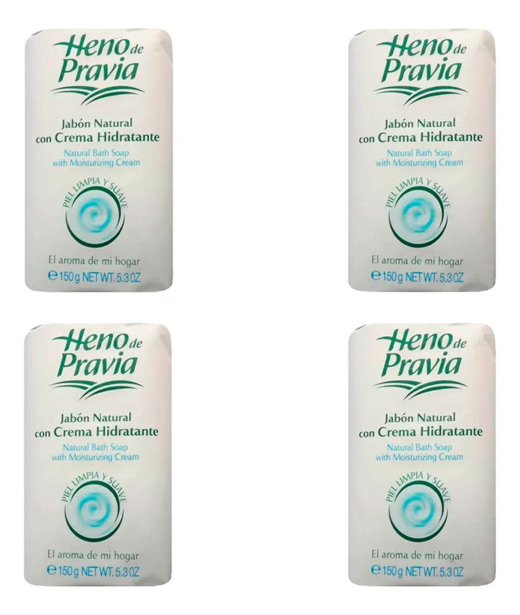 Heno De Pravia Pack 4 Unidades Jabon Hidratante 150Gr 1 Heno De Pravia Pack 4 Unidades Jabon Hidratante 150Gr