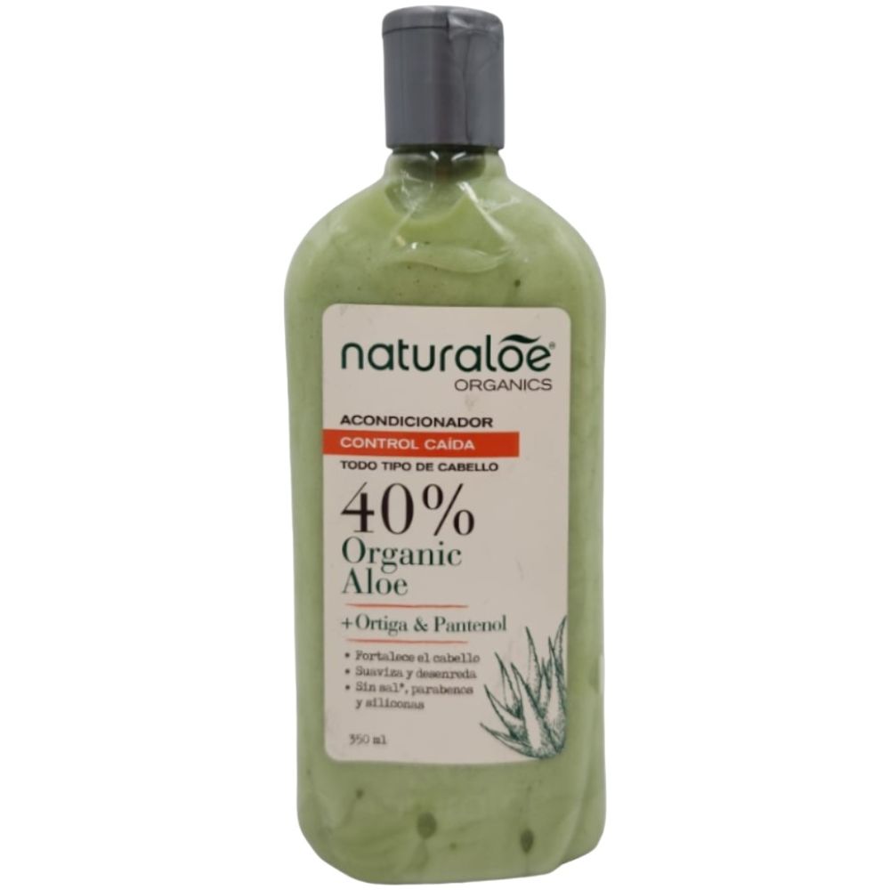 Acondicionador Contol Caida 350ml Naturaloe Organics