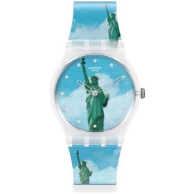 Reloj Analogo Unisex Gz351 Swatch X Moma