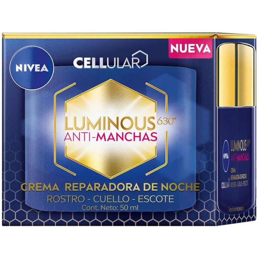 Nivea Crema Noche Cellular Luminous Anti Manchas 50Ml