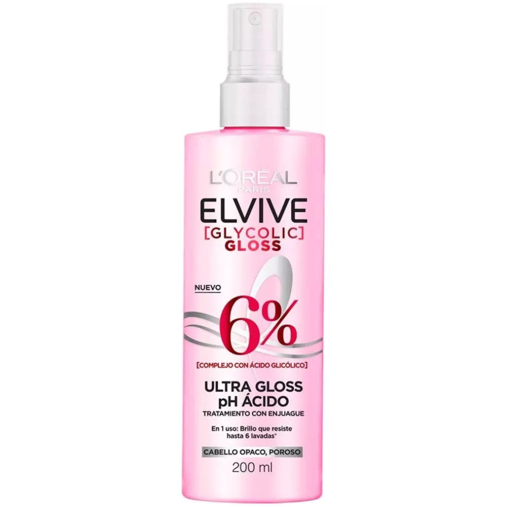 Tratamiento Ultra Gloss Ph Acido Glycolic Gloss 200ml Elvive