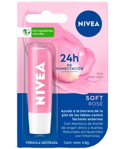 Balsamo Labial Hidratante Soft Rose 4,8G Nivea