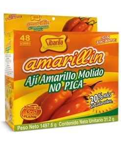 Sibarita Caja X48 Sobres Aji Amarillin Sin Picante Sibarita