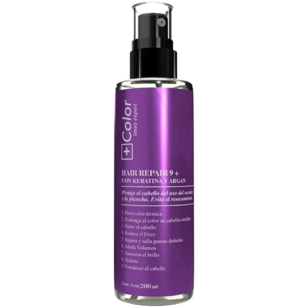Mas Color Reparador De Cabello Con Keratina Y Argan 200 Ml