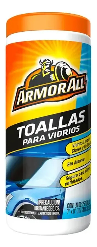 Toallitas Vidrios De Automoviles Armor All 25 Toallas 1 Toallitas Vidrios De Automoviles Armor All 25 Toallas