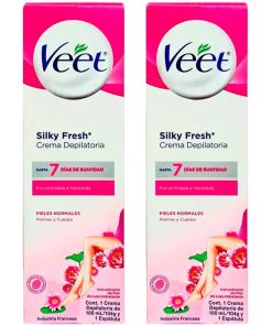 Pack Veet Crema Depilatoria Corporal Para Mujer100 Ml 2u